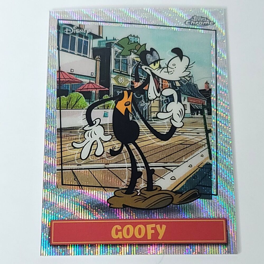 Goofy Well Waddaya Know 2026 Topps Disney Neon Shorts Short Prints #MSSP-18